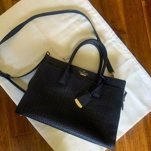 Kate Spade Navy Blue Medium “Cameron”  Satchel Bag
